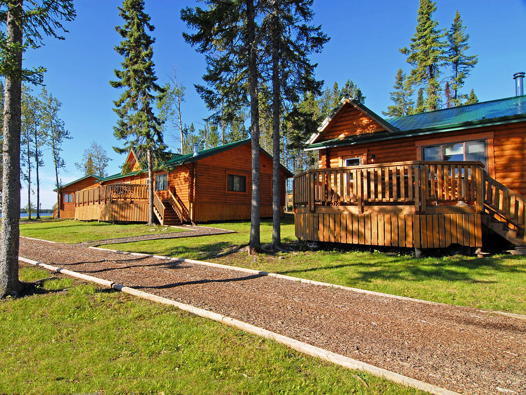 Lakefront Cabins with Decks at North Haven Resort on Utik Lake, MB