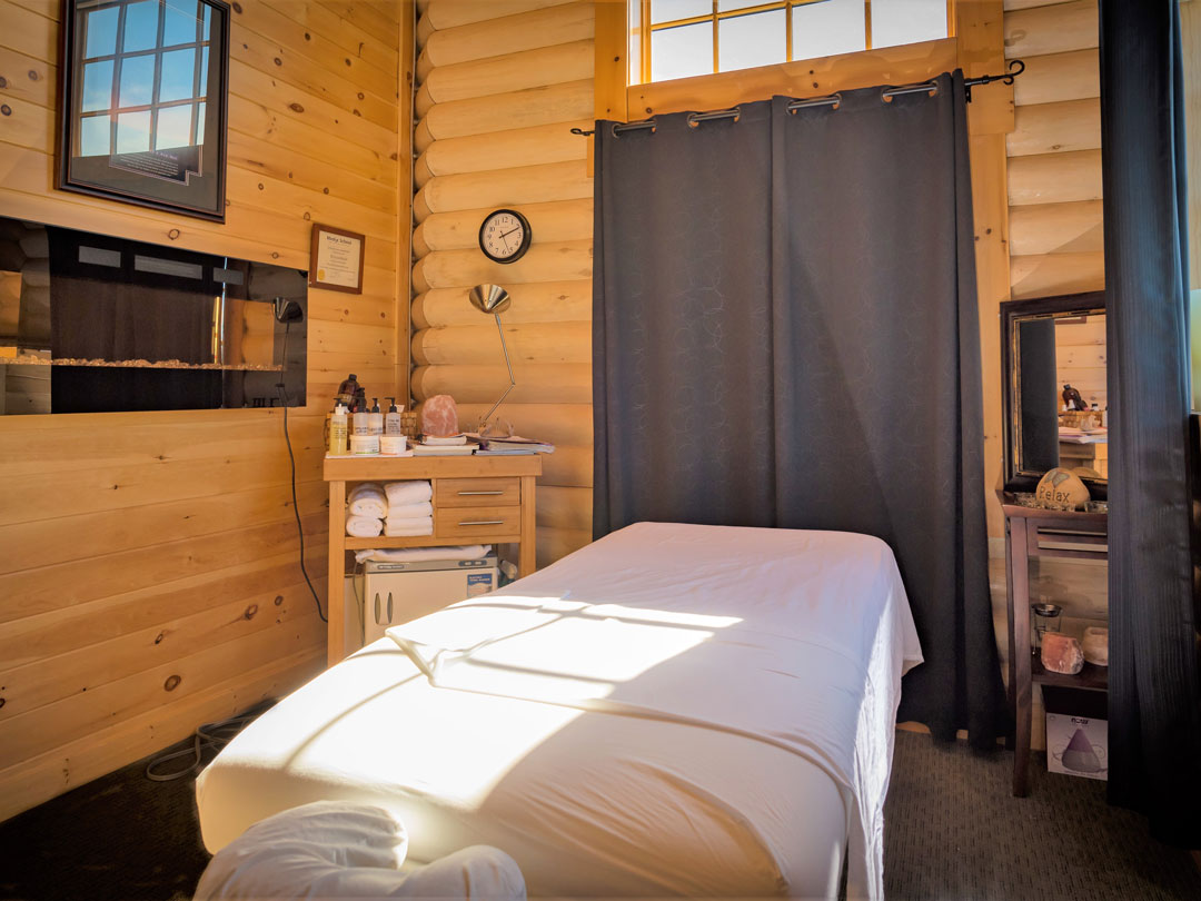 Massage Room in the Main Lodge at North Haven Resort