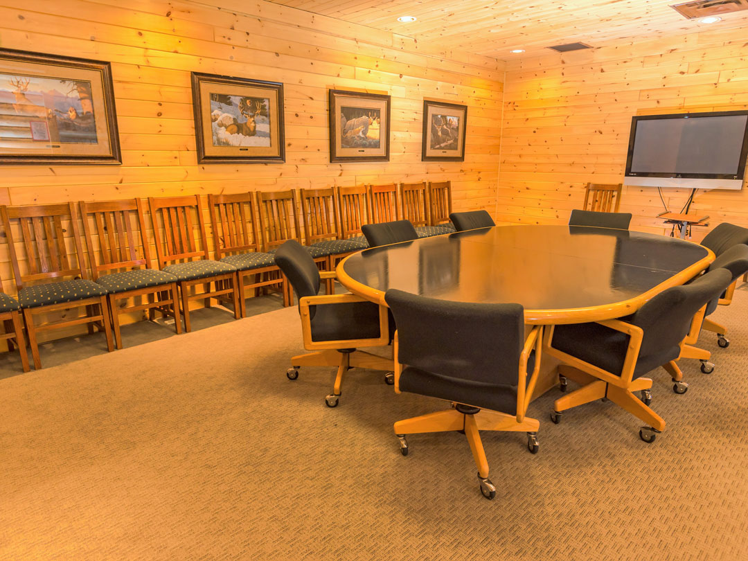 Meeting Room in the Main Lodge at North Haven Resort